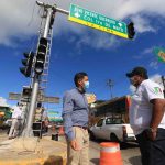 Inicia la Coordinación de Movilidad la colocación de semáforos en La Cima