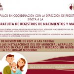 Anuncia Gobierno Municipal campaña gratuita de registros de nacimientos y matrimonios