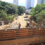 Trabaja SDUOP en rehabilitación de muro de contención en Costera Vieja