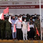 Dan Abelina y Evelyn banderazo al Operativo Vacacional Invierno 2021
