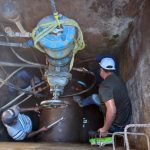 Repara Capama fuga de agua potable en el sistema de captación Papagayo I