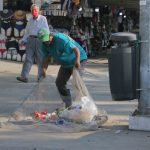 Recolecta Servicios Públicos cuatro toneladas de desechos en calles del Centro