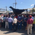 Dialoga autoridad municipal con comerciantes afectados del Tianguis Campesino