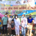 Encabeza Abelina López, festejos por el Día del Niño en El Cayaco