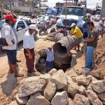 Continúa Capama reparación de fuga de agua potable en el Boulevard Vicente Guerrero