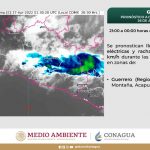 Pronostican para Acapulco intervalos de chubascos en las próximas horas