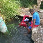 Repara Capama fuga de agua potable en el acueducto Lomas de Chapultepec