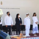 Asiste Abelina a ceremonia conmemorativa por Día de la Marina Nacional