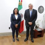 Se reúne Abelina López con el secretario de Gobernación Federal