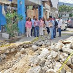 Realiza la alcaldesa recorrido de supervisión de obras por la zona centro de Acapulco
