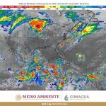 Zona de baja presión ocasionará lluvias las próximas horas