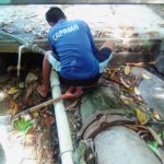 Personal de Capama continúa con reparación de fugas de agua potable