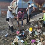 Realizan brigada integral de limpieza en el Mercado Central