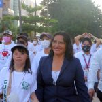 Participa Abelina López en caminata por el Día Mundial del Corazón