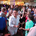 Asiste Abelina López, a festejo por el Día del Maestro