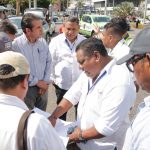 Supervisan autoridades rehabilitación de colector Base Naval- Nao Trinidad