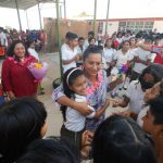Entrega Abelina López rehabilitación de la primaria Unidad Ciudadana