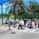 Brinda Gobierno de Abelina López Rodríguez asistencias a turistas que visitan el puerto