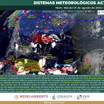 Informa Gobierno de Abelina López Rodríguez que se prevén lluvias en Guerrero por diversos sistemas meteorológicos