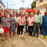 Realiza Abelina López Rodríguez  la supervisión de muro y pavimentación de calle Ejército Constitucional y la rehabilitación de calle Río Bravo