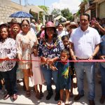 Inaugura Abelina López Rodríguez calles en El Pedregoso y Pie de la Cuesta