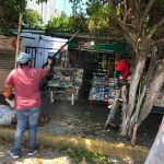 Continúa Gobierno de Abelina López Rodríguez brigadas integrales de limpieza en mercados