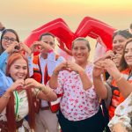 Devela Abelina López Rodríguez escultura “Fuerza Acapulco” en Sinfonía del Mar