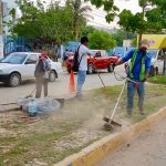 Intensifica Gobierno de Abelina López Rodríguez mejoras en camellones de la ciudad