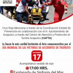 Convoca Gobierno de Acapulco a la conmemoración por el Dia Mundial de las Víctimas de Accidentes de Tránsito