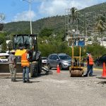 Bachea Gobierno de Abelina López Rodríguez más de 600 metros cuadrados de calles en Acapulco