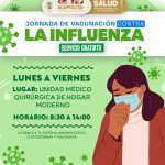 Invita Gobierno Municipal a campaña de vacunación contra influenza y COVID-19