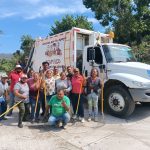 Realiza Gobierno de Abelina López Rodríguez brigada de limpieza en zona rural.