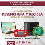 Invita Gobierno de Acapulco a colecta “Desenchufa y Recicla Aparatos Electrónicos”.