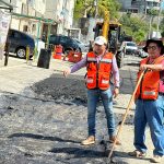 Rehabilita Gobierno de Abelina López Rodríguez calles de Acapulco.