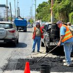 Bachea Gobierno de Abelina López Rodríguez más de 6 mil metros cuadrados de calles en toda la ciudad.