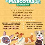 Invita Gobierno Municipal a “Jornada de Esterilización de Mascotas” en poblado Juan R. Escudero.