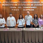 Firma Abelina López Rodríguez memorando de entendimiento con Naciones Unidas.