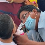 Lleva DIF Acapulco técnicas para el lavado de dientes a niñas y niños de Ciudad Renacimiento.