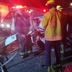 Rescata Bomberos de Acapulco a lesionados en accidente vial en Coloso.