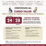 Convoca Gobierno de Abelina López Rodríguez al curso-taller “Uso y manejo correcto de silla de ruedas.