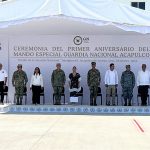 Conmemora Abelina López Rodríguez Primer Aniversario del Mando Especial de la Guardia Nacional en Acapulco.