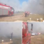 Liquida Gobierno de Acapulco junto a otras instancias incendio de pastizal en Aeropuerto.