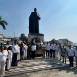 Conmemora Abelina López Rodríguez el 219 Aniversario del Natalicio de Benito Juárez.