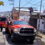 Sofocan Bomberos de Acapulco incendio al interior de una vivienda en la colonia Cuauhtémoc.