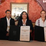 Signa Abelina López Rodríguez convenio con el estado de Puebla.