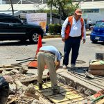 Mejora Gobierno de Abelina López Rodríguez calles con concreto hidráulico.