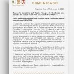 Respuesta inmediata del Heroico Cuerpo de Bomberos ante incendio de unidad recolectora en avenida Cuauhtémoc