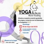 Invita Gobierno de Abelina López Rodríguez a sesión gratuita de Yoga en Acapulco.