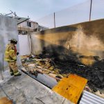 Atención oportuna de conato de incendio en el mercado Campesino.