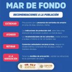 Exhorta Gobierno de Abelina López Rodríguez a tomar precauciones ante Mar de Fondo.